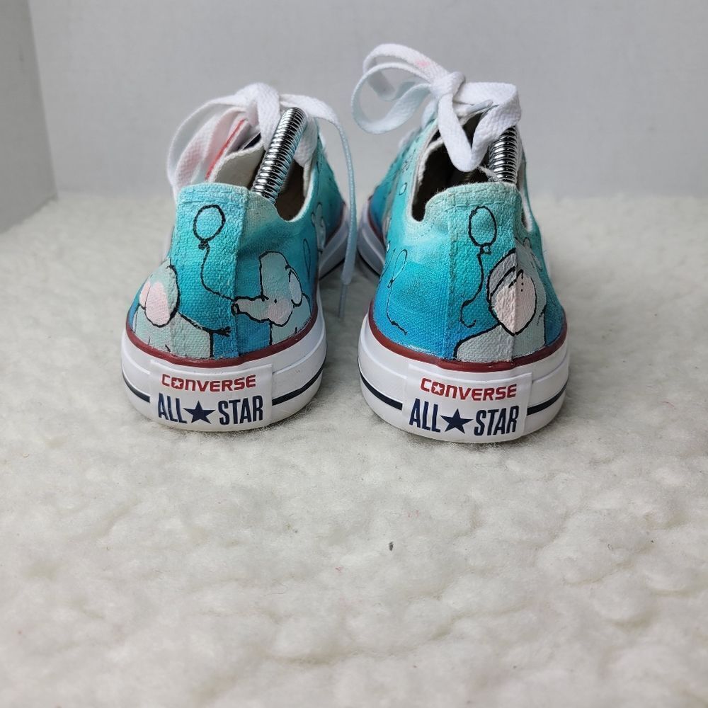 Converse All Star Womens Sneaker Size Custom painted SnHand Painting Elephant - Picture 4 of 9